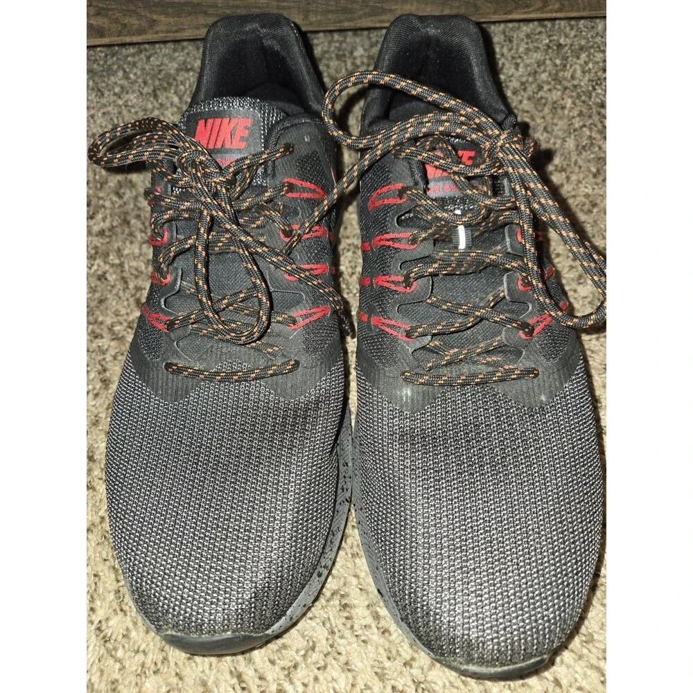 Nike Men Fitsole Sz 12 Black Red Running Shoe Swift SE AR1945-001